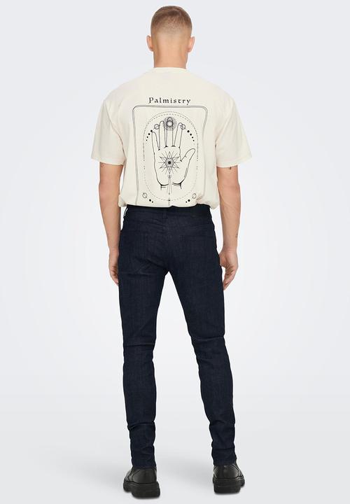 Only & Sons - Onsloom slim raw 2944 jeans - dark blue 