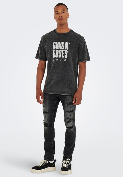 Only & Sons - Onsfred rlx gnr short sleeve 3075 tee - black