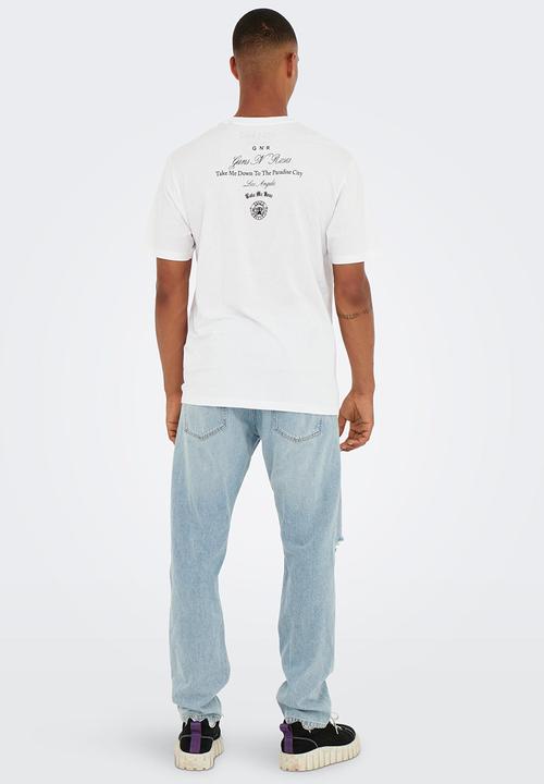 Only & Sons - Onsfred rlx gnr short sleeve 3075 tee - white