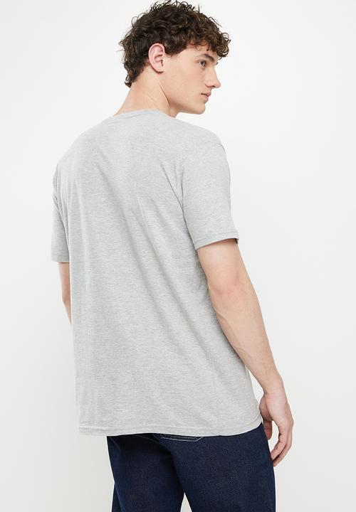 Quiksilver - Corp logo short sleeve - athletic heather