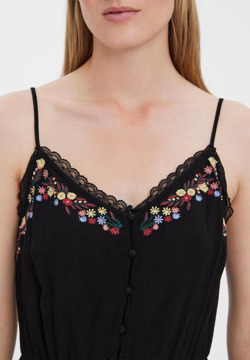 Vero Moda - Bina boho lace dress - black