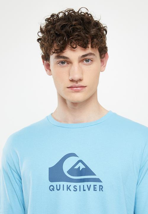 Quiksilver - Corp logo short sleeve  - delphinium blue