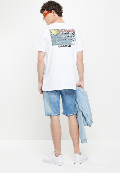 Quiksilver - Scenic sunset short sleeve - white