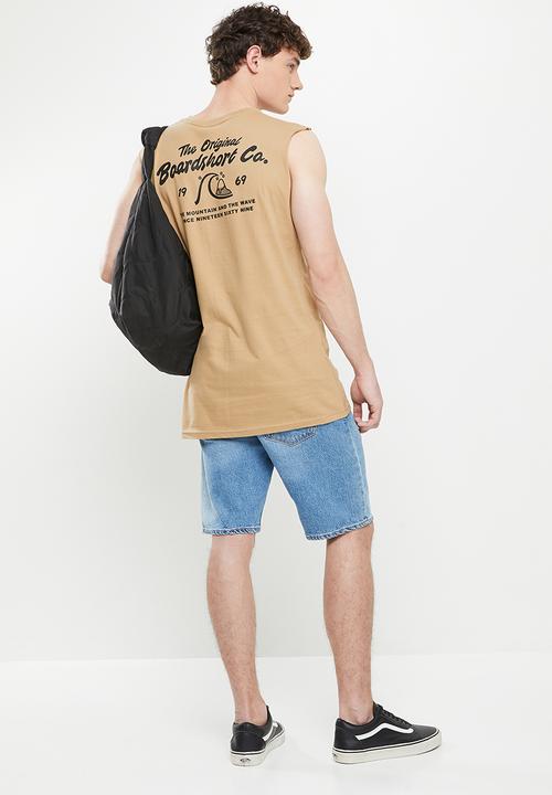 Quiksilver - Unbothered muscle - tan