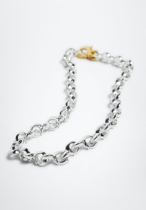 MANGO - Chain necklace - silver
