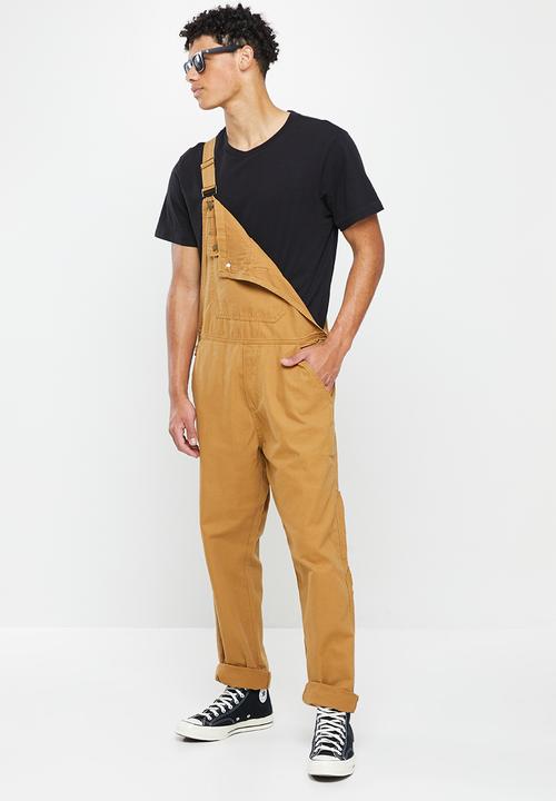 Jonathan D - Jared canvas utility dungaree - tan