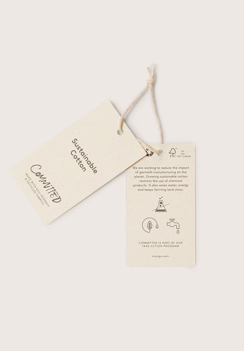 MANGO - T-shirt pani2 - white
