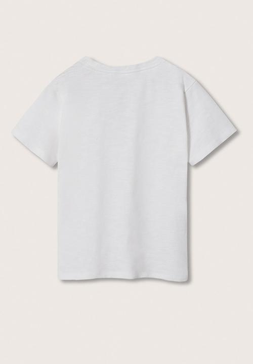 MANGO - T-shirt pani2 - white