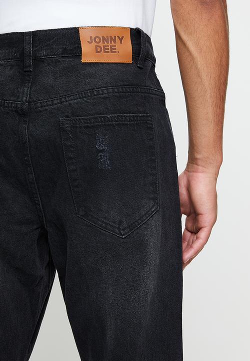 Jonathan D - Tobi five pocket denim jeans - straight leg - black