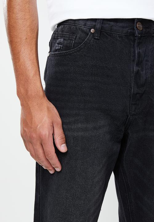 Jonathan D - Tobi five pocket denim jeans - straight leg - black
