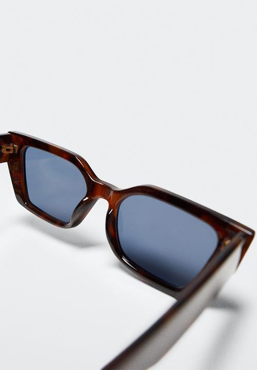 MANGO - Acetate frame sunglasses - chocolate