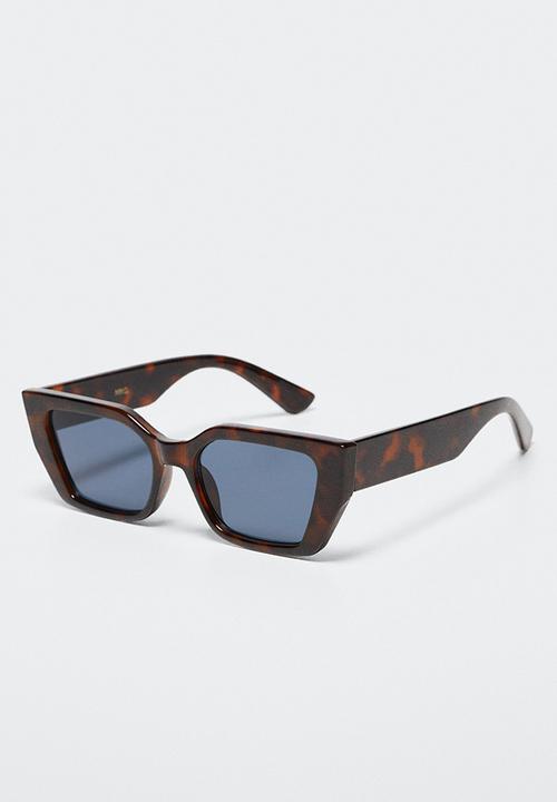 MANGO - Acetate frame sunglasses - chocolate
