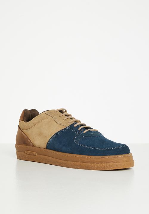 Grasshoppers - Aiden sneaker - denim/mushroom/brown