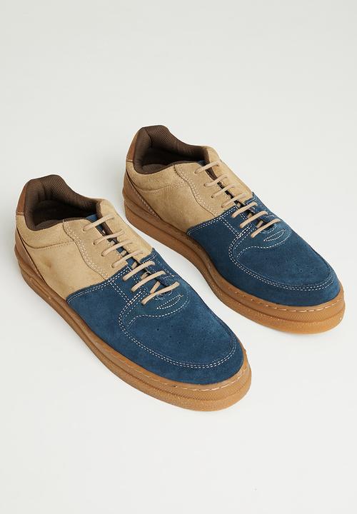 Grasshoppers - Aiden sneaker - denim/mushroom/brown