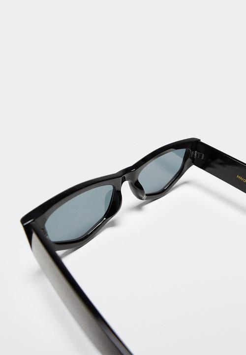 MANGO - Acetate frame sunglasses - black