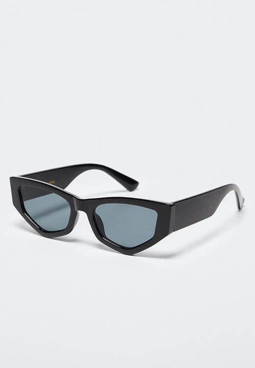 MANGO - Acetate frame sunglasses - black