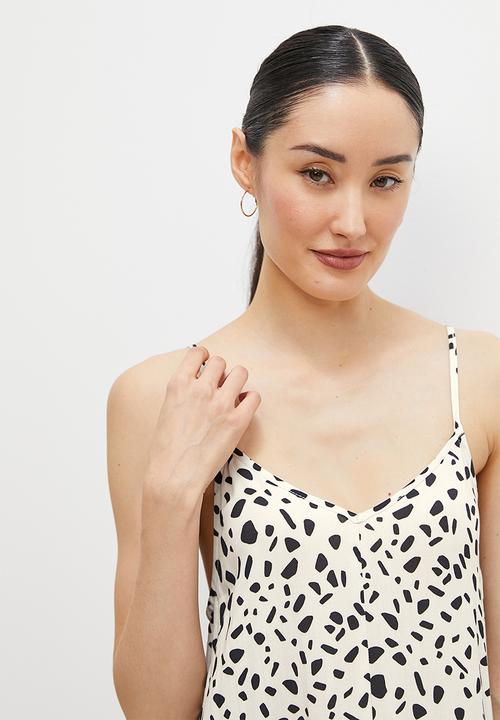 edit - Strappy a-line maxi - minimal animal