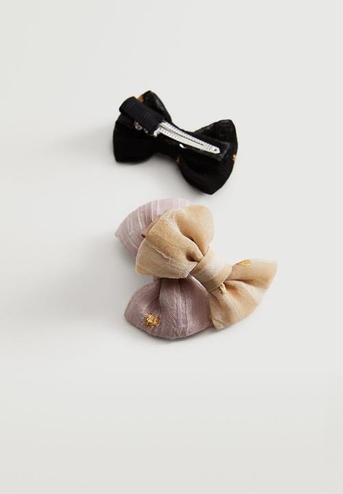 MANGO - Hairclip lunib - pink