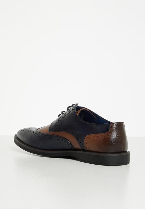 Gino Paoli - Andrew formal shoes - navy & tan