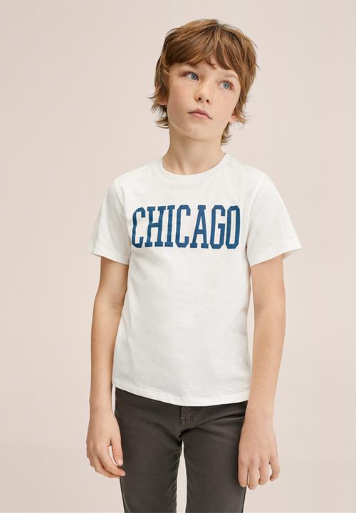 MANGO - T-shirt boston - white
