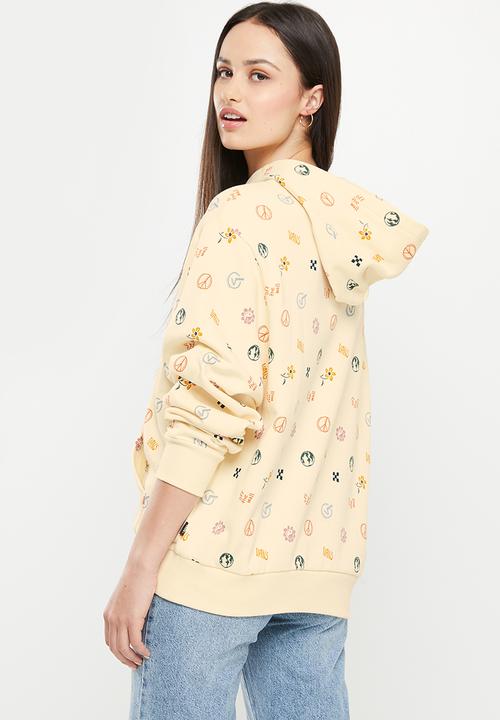 Vans - In our hands long sleeve hoodie - stone
