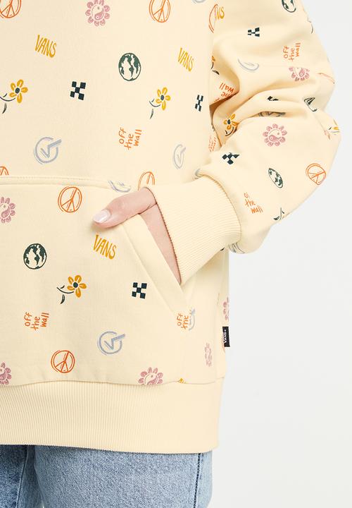 Vans - In our hands long sleeve hoodie - stone