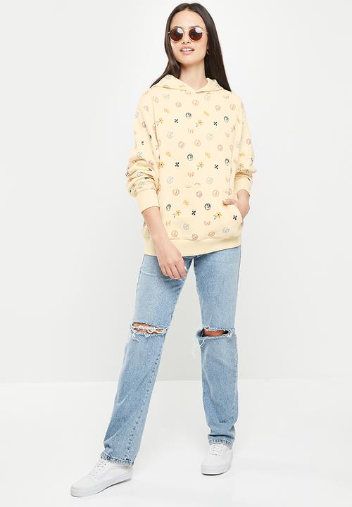 Vans - In our hands long sleeve hoodie - stone