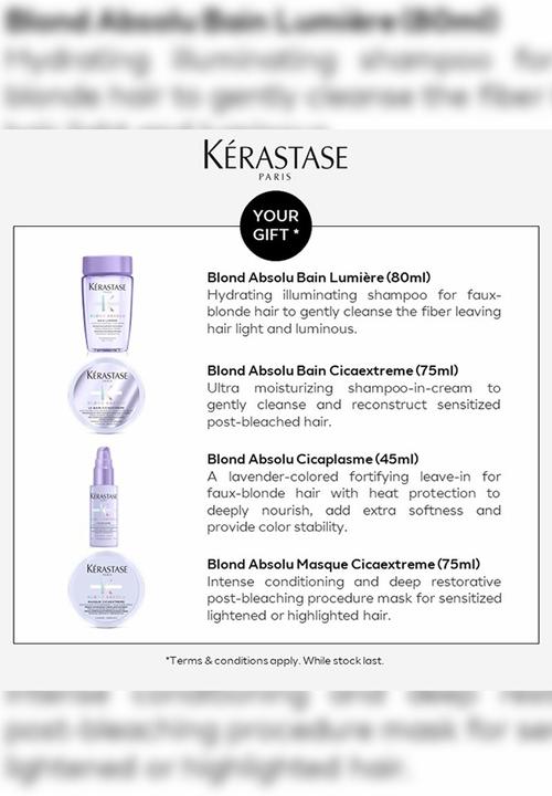 Kerastase  - Luminous Blond Ritual + Free Gift