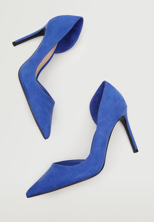 MANGO - Audrey3 asymmetric stiletto heel - medium blue