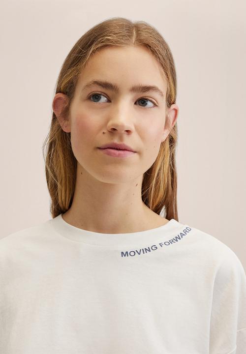 MANGO - T-shirt moving - white