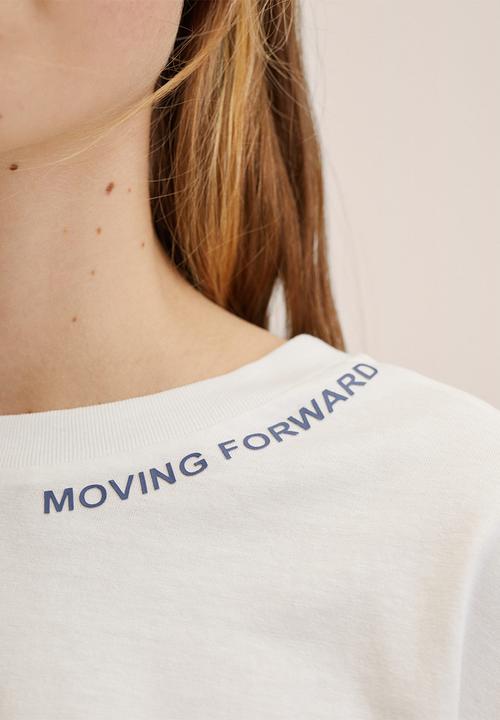 MANGO - T-shirt moving - white