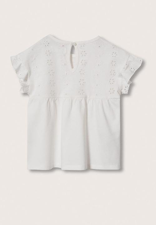 MANGO - T-shirt emily - white