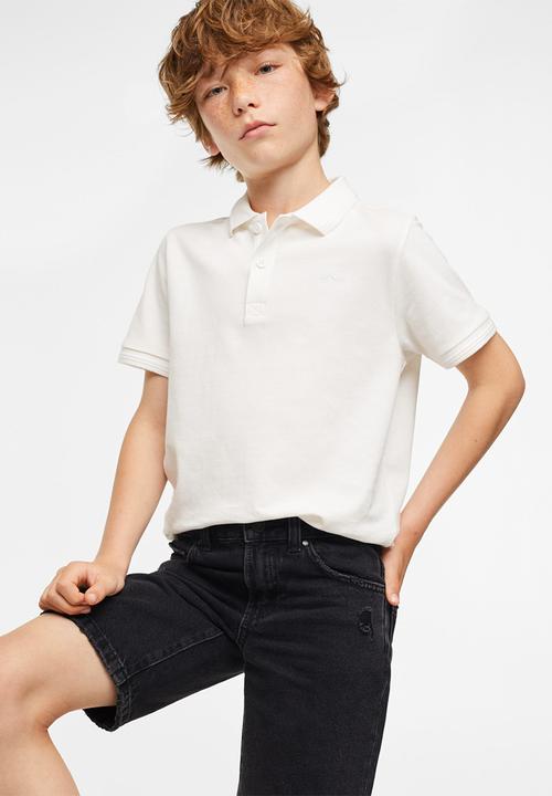 MANGO - Polo shirt javier - white