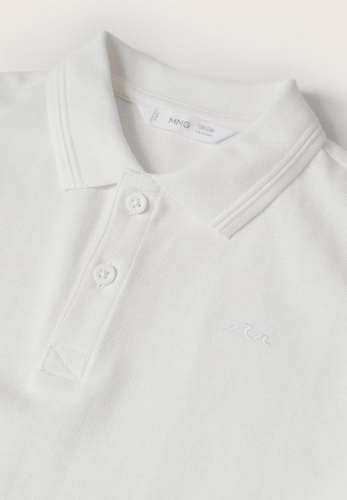 MANGO - Polo shirt javier - white