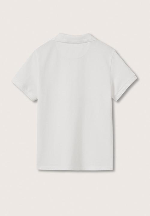 MANGO - Polo shirt javier - white