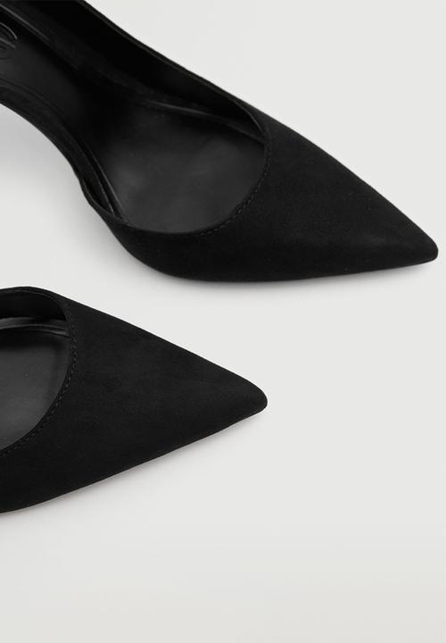 MANGO - Audrey5 asymmetric stiletto heel - black