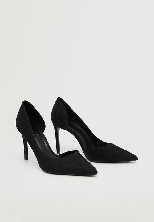 MANGO - Audrey5 asymmetric stiletto heel - black
