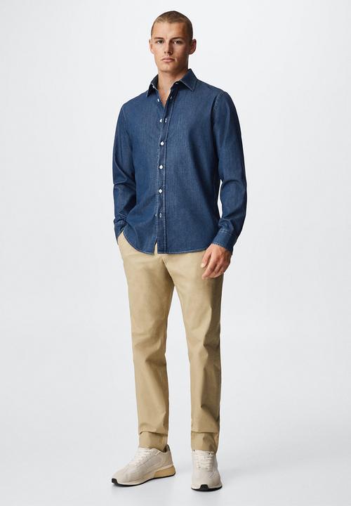 MANGO - Shirtsion - blue