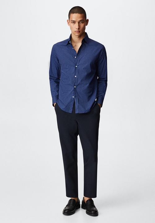MANGO - Shirtasti - navy