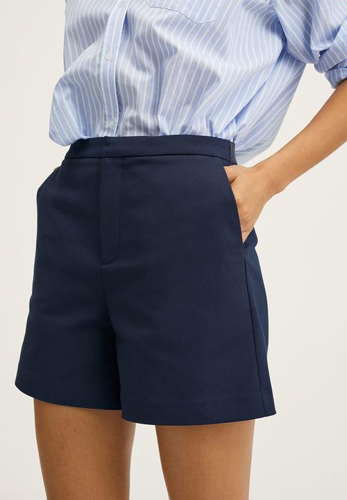 MANGO - Shorts malu-h - navy