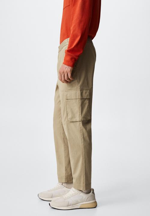 MANGO - Trousers cargo nakano - beige