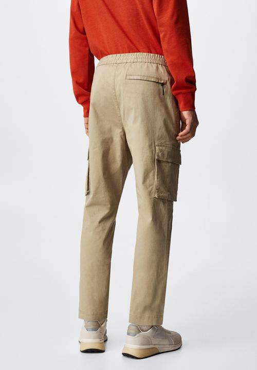 MANGO - Trousers cargo nakano - beige