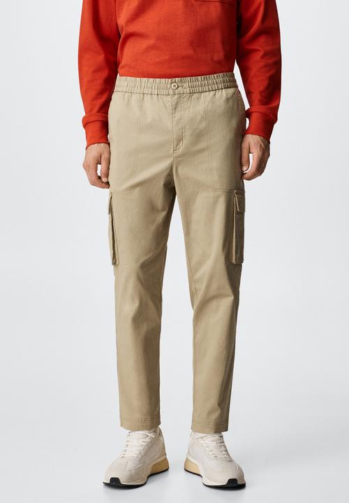 MANGO - Trousers cargo nakano - beige