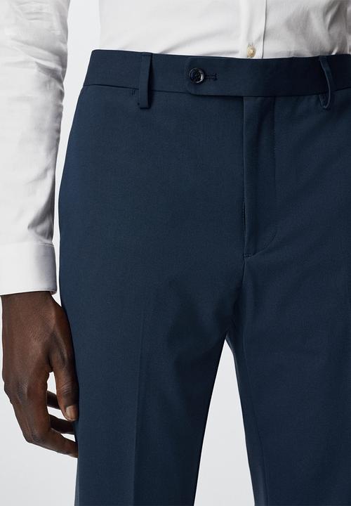 MANGO - Trousers brasilia - navy