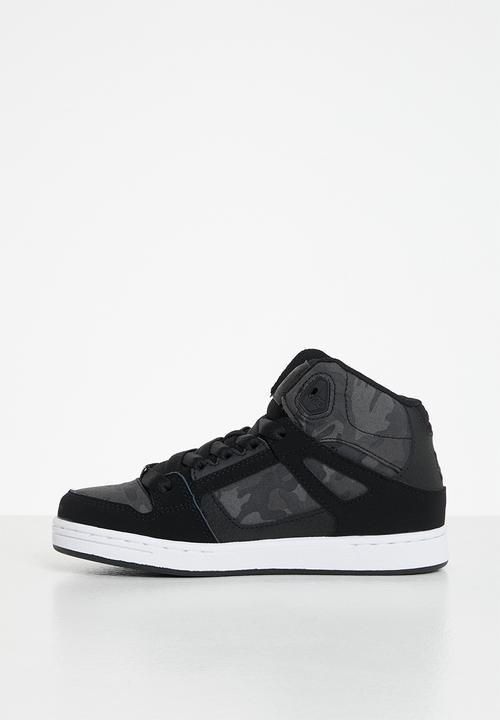 DC - Pure high-top - black camouflage