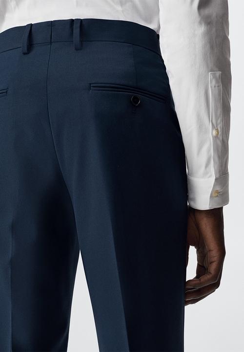 MANGO - Trousers brasilia - navy