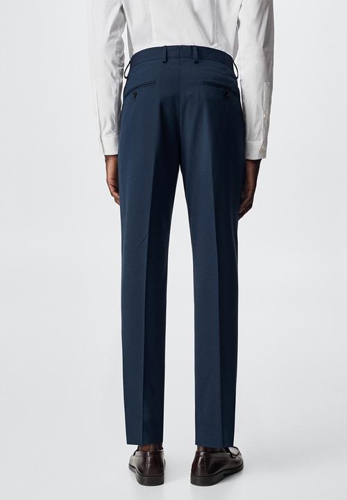 MANGO - Trousers brasilia - navy