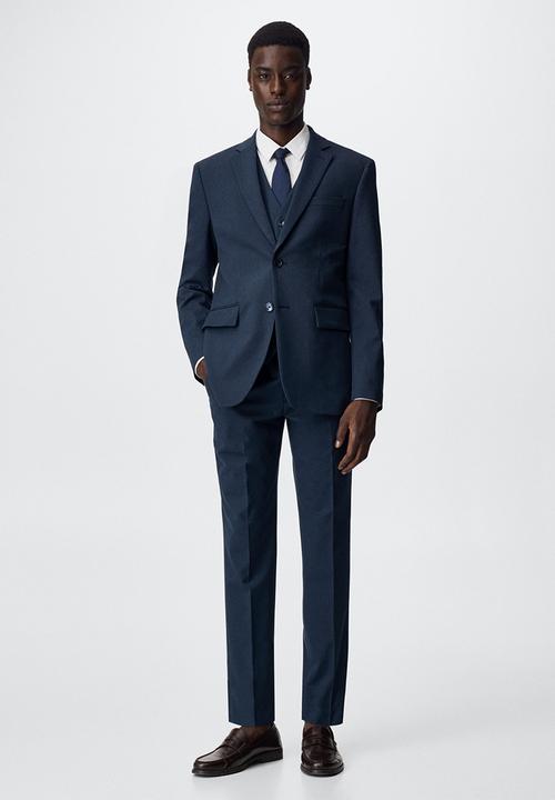 MANGO - Trousers brasilia - navy