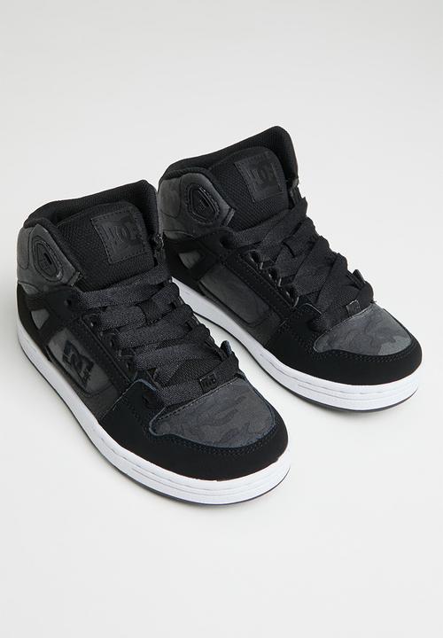 DC - Pure high-top - black camouflage