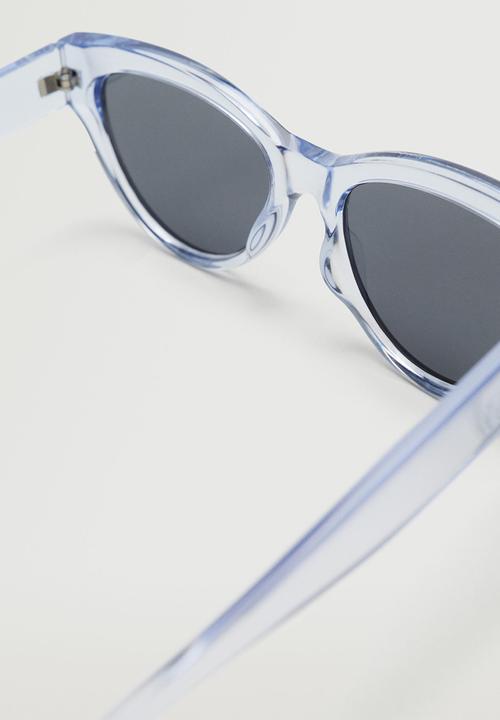 MANGO - Acetate frame sunglasses - blue